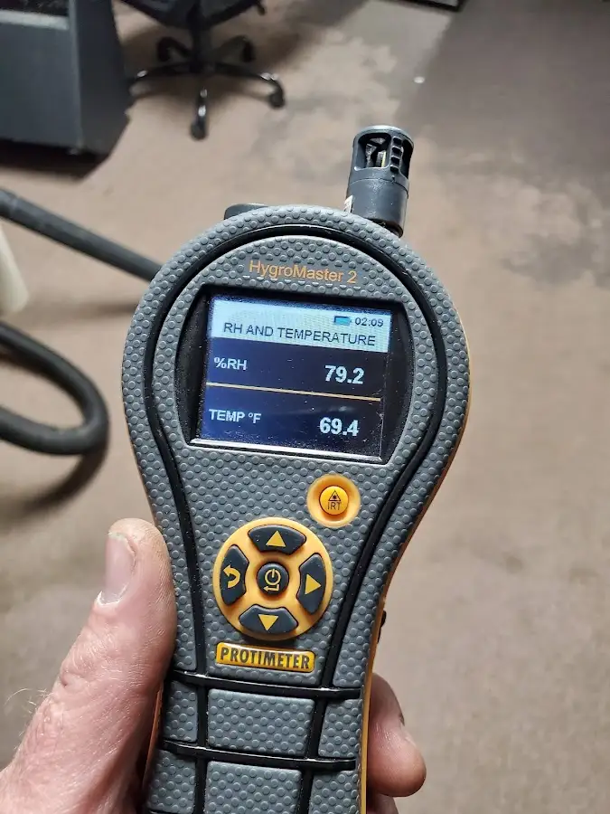 Moisture meter humidity assessment for Mold Remediation & Removal in Dearborn